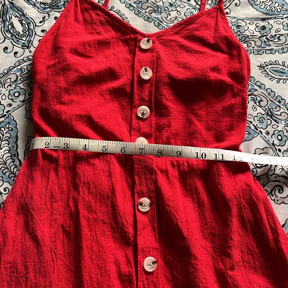 Strappy Red Dress size XS - Picture 4 of 6